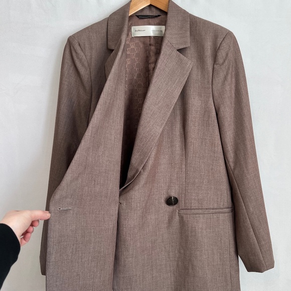 NWT InWear Oversized Naxal Blazer, Americano Brown, Size 6 / 36 - Picture 7 of 11